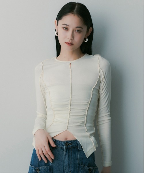 SERENO（セレーノ）の「カットワークトップス（その他トップス・レディース・ベージュ・S）」の10枚目の写真