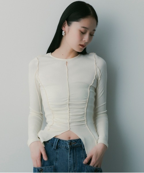 SERENO（セレーノ）の「カットワークトップス（その他トップス・レディース・ベージュ・S）」の11枚目の写真
