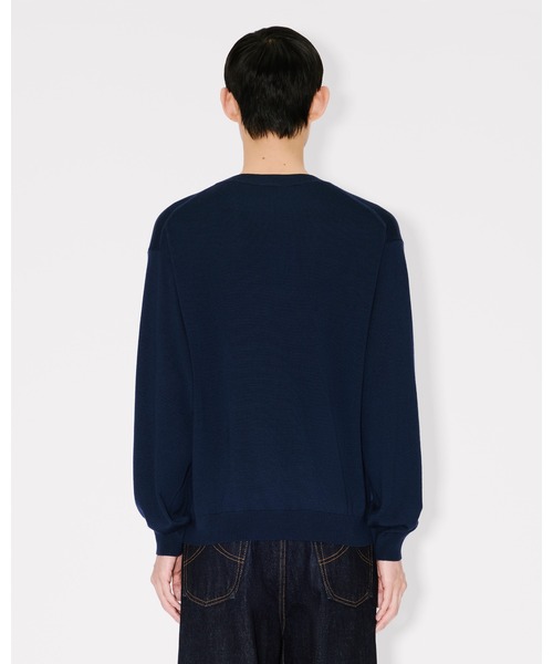 KENZO（ケンゾー）の「'Boke Flower' エンブロイダリー ジャンパー イン メリノ ウール（その他トップス・メンズ・ブルー系その他4・MEDIUM/LARGE/SMALL）」の3枚目の写真