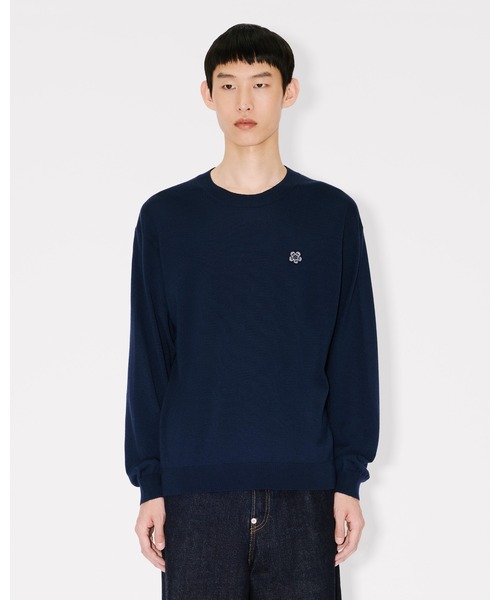 KENZO（ケンゾー）の「'Boke Flower' エンブロイダリー ジャンパー イン メリノ ウール（その他トップス・メンズ・ブルー系その他4・MEDIUM/LARGE/SMALL）」の2枚目の写真