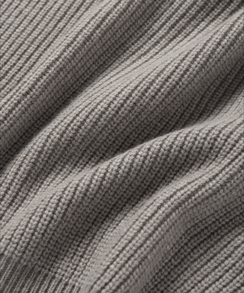 NONBLANK（ノンブランク）の「ルーズフィットジップアップカラー ニット_LIGHT MOCHA（ニット/セーター・メンズ・その他・M/L/XL）」の7枚目の写真