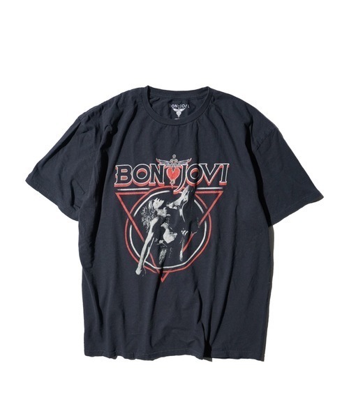 THRIFTY LOOK(スリフティールック)の「THRIFTY LOOK スリフティルック / THRIFTY"BONJOVI"TEE(Tシャツ/カットソー・メンズ・ブラック/ブラック系1・X-LARGE/LARGE/MEDIUM)」の2枚目の写真