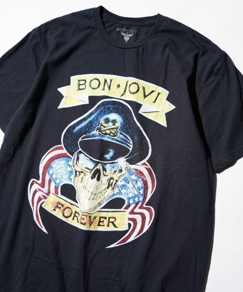 THRIFTY LOOK(スリフティールック)の「THRIFTY LOOK スリフティルック / THRIFTY"BONJOVI"TEE(Tシャツ/カットソー・メンズ・ブラック/ブラック系1・X-LARGE/LARGE/MEDIUM)」の4枚目の写真