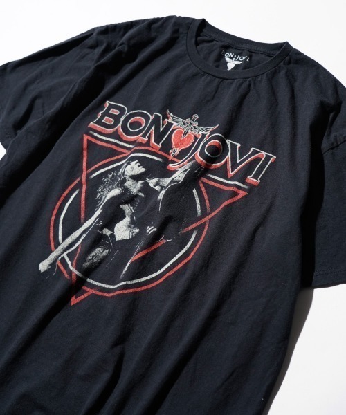 THRIFTY LOOK(スリフティールック)の「THRIFTY LOOK スリフティルック / THRIFTY"BONJOVI"TEE(Tシャツ/カットソー・メンズ・ブラック/ブラック系1・X-LARGE/LARGE/MEDIUM)」の9枚目の写真