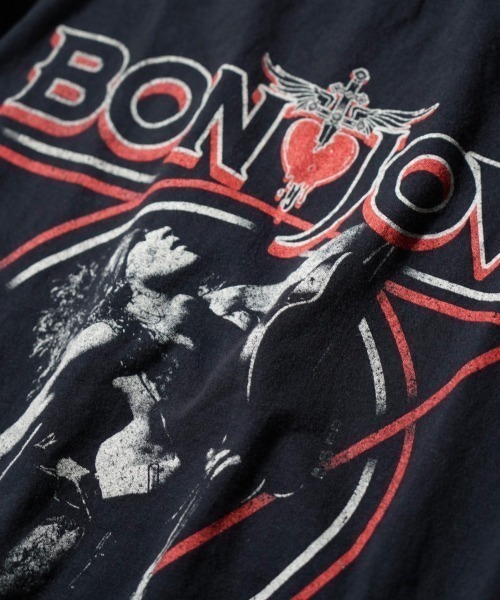 THRIFTY LOOK(スリフティールック)の「THRIFTY LOOK スリフティルック / THRIFTY"BONJOVI"TEE(Tシャツ/カットソー・メンズ・ブラック/ブラック系1・X-LARGE/LARGE/MEDIUM)」の10枚目の写真