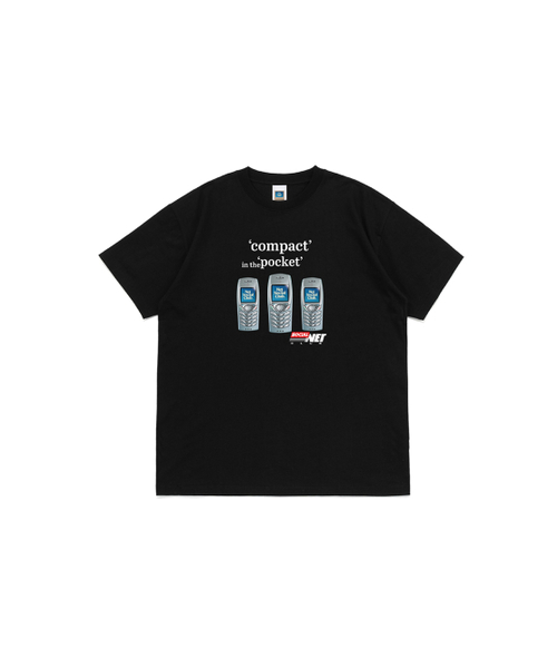 NET SOCIAL CLUB(ネットソーシャルクラブ)の「ポンエドス 半袖Tシャツ (ブラック)(Tシャツ/カットソー・レディース・ブラック・L/M/S/XL)」の1枚目の写真