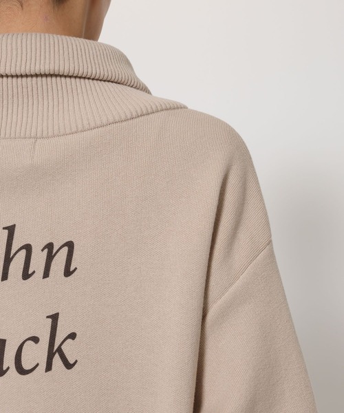 jj mercer(ジェイジェイマーサー)の「【J.J. Mercer】<別注>ZIPスウェット(スウェット・レディース・ライトグレー/ライトベージュ・フリー)」の7枚目の写真