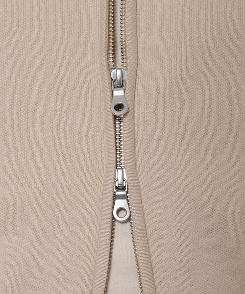 jj mercer(ジェイジェイマーサー)の「【J.J. Mercer】<別注>ZIPスウェット(スウェット・レディース・ライトグレー/ライトベージュ・フリー)」の13枚目の写真