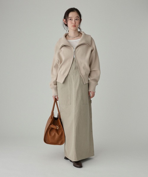 jj mercer(ジェイジェイマーサー)の「【J.J. Mercer】<別注>ZIPスウェット(スウェット・レディース・ライトグレー/ライトベージュ・フリー)」の21枚目の写真