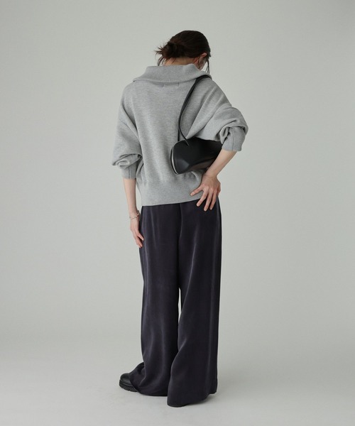 jj mercer(ジェイジェイマーサー)の「【J.J. Mercer】<別注>ZIPスウェット(スウェット・レディース・ライトグレー/ライトベージュ・フリー)」の3枚目の写真