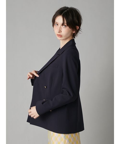 LILY BROWN（リリーブラウン）の「ダブルブレストジャケット（テーラードジャケット・レディース・グレー/ベージュ/ピンク/ダークネイビー・F）」の17枚目の写真