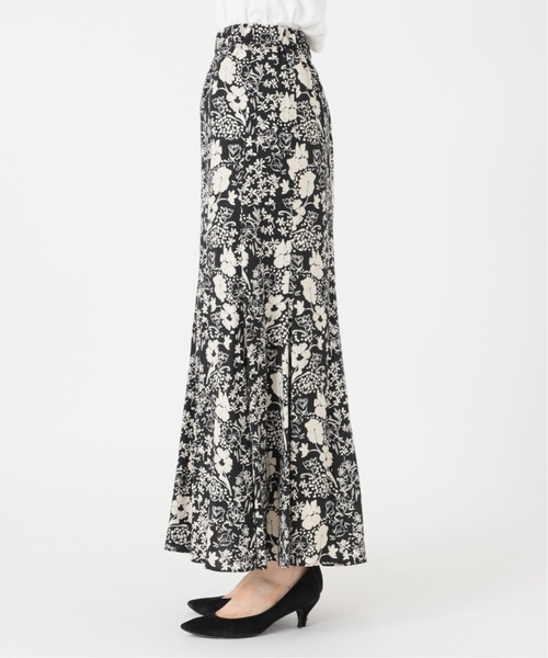 JOURNAL STANDARD relume（ジャーナルスタンダード　レリューム）の「《WEB限定追加》レトロフラワープリントマーメイドスカート（スカート・レディース・グリーン/ブラック・FREE）」の8枚目の写真