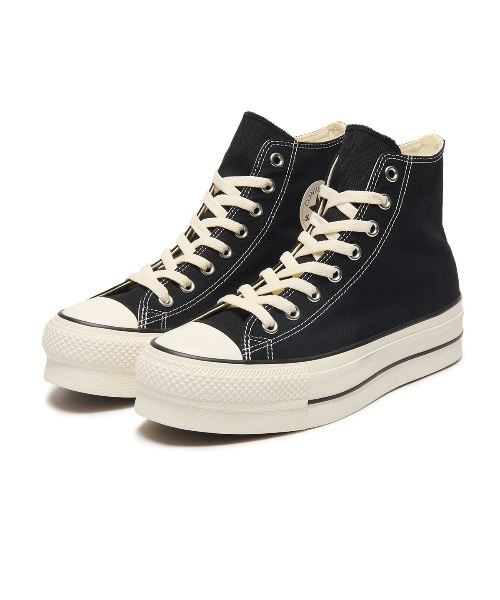 CONVERSE(コンバース)の「CONVERSE ALL STAR LIFTED HI(コンバース オールスター リフテッド HI)(スニーカー・レディース・ブラック・23cm/23.5cm/24cm/24.5cm/25cm)」の1枚目の写真