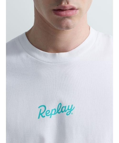 REPLAY(リプレイ)の「ベーシックジャージーヘリテイジプリント Tシャツ(Tシャツ/カットソー・メンズ・ダークネイビー/ホワイト・X-LARGE/LARGE/MEDIUM/SMALL)」の3枚目の写真