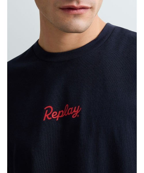 REPLAY(リプレイ)の「ベーシックジャージーヘリテイジプリント Tシャツ(Tシャツ/カットソー・メンズ・ダークネイビー/ホワイト・X-LARGE/LARGE/MEDIUM/SMALL)」の5枚目の写真
