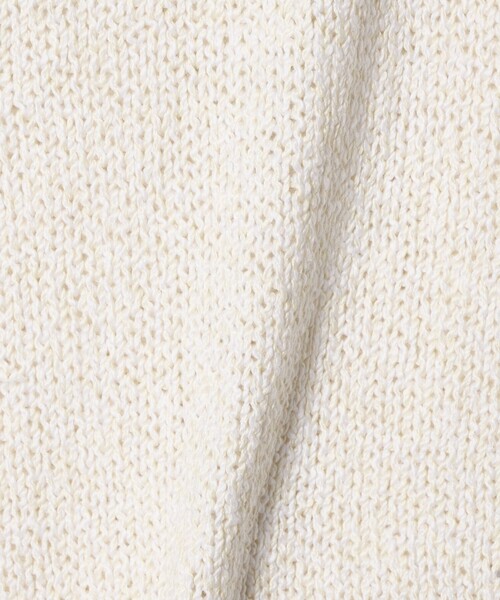 SOVEREIGN（ソブリン）の「＜SOVEREIGN＞コットン ムリネ クルーネックニット（ニット/セーター・メンズ・オフホワイト/ブラック・M/L）」の9枚目の写真