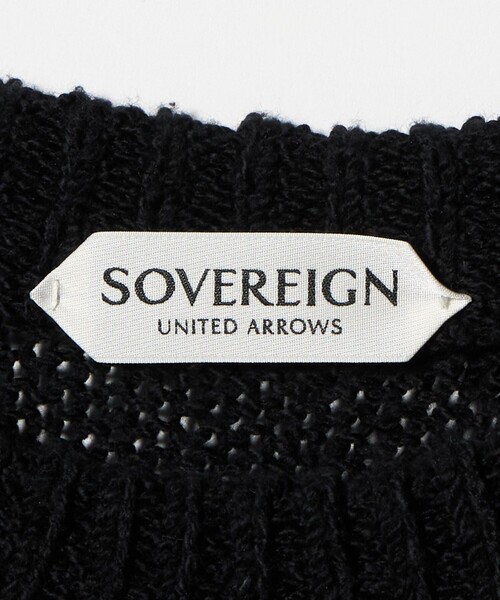 SOVEREIGN（ソブリン）の「＜SOVEREIGN＞コットン ムリネ クルーネックニット（ニット/セーター・メンズ・オフホワイト/ブラック・M/L）」の10枚目の写真