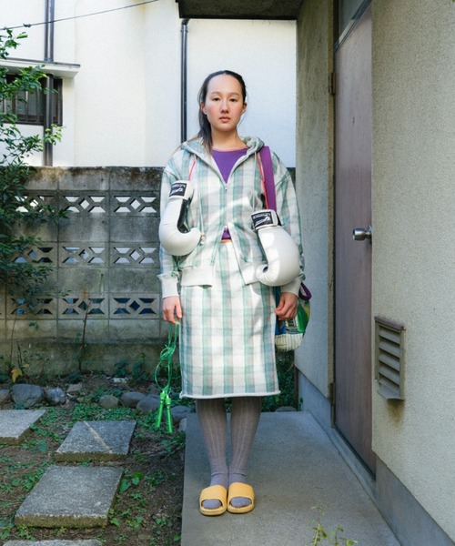PAMM(パム)の「"Our Diary" sweat midi skirt"(スカート・レディース・ホワイト系/ドット・フリー)」の3枚目の写真