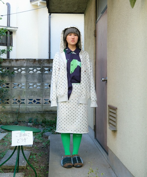 PAMM(パム)の「"Our Diary" sweat midi skirt"(スカート・レディース・ホワイト系/ドット・フリー)」の22枚目の写真