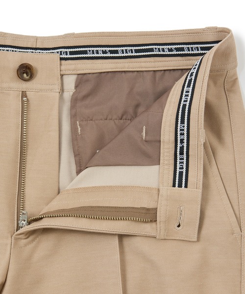 MEN'S BIGI（メンズビギ）の「デニムジャージ テーパードパンツ＜ストレッチ＞（スラックス・メンズ・ベージュ/ネイビー/ホワイト・03/02/01/04）」の9枚目の写真