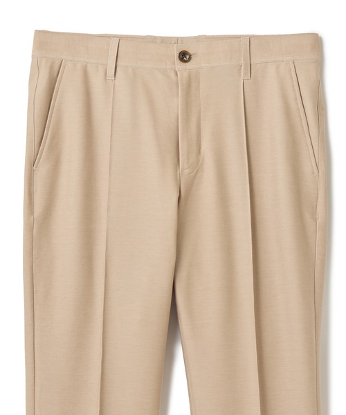 MEN'S BIGI（メンズビギ）の「デニムジャージ テーパードパンツ＜ストレッチ＞（スラックス・メンズ・ベージュ/ネイビー/ホワイト・03/02/01/04）」の4枚目の写真