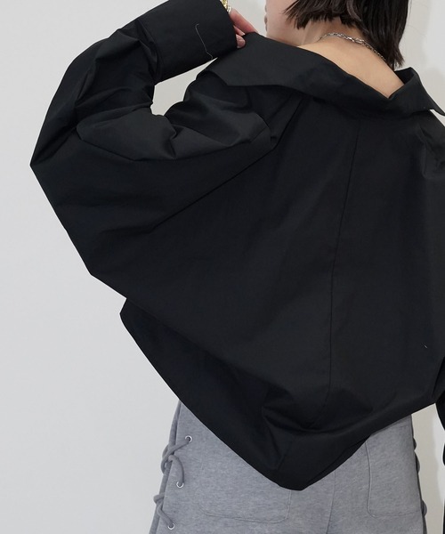 chuclla(チュクラ)の「ドレープカシュクールシャツ chw26s077(シャツ/ブラウス・レディース・ホワイト/ブラック・FREE)」の16枚目の写真