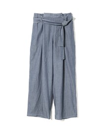 MIDIUMISOLID for Ladies シアーデニムイージーパンツ（BLEACH）