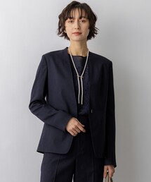 23区｜ニジュウサンク（レディース）のノーカラージャケット通販