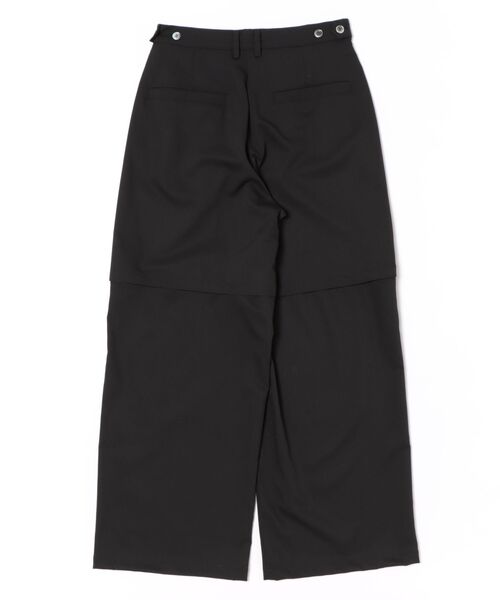 Scrap Book(スクラップブック)の「【MIDVEIN】Back cut wid pants(その他パンツ・レディース・ブラック・2)」の2枚目の写真