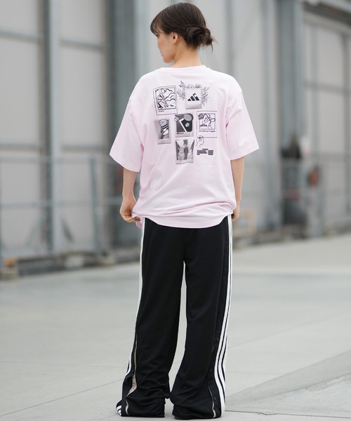 adidas(アディダス)の「adidas/アディダス W STADIUM MESH パンツ DO004(その他パンツ・レディース・ブラック×ホワイト/レッド・L/M)」の15枚目の写真