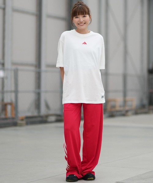 adidas(アディダス)の「adidas/アディダス W STADIUM MESH パンツ DO004(その他パンツ・レディース・ブラック×ホワイト/レッド・L/M)」の20枚目の写真