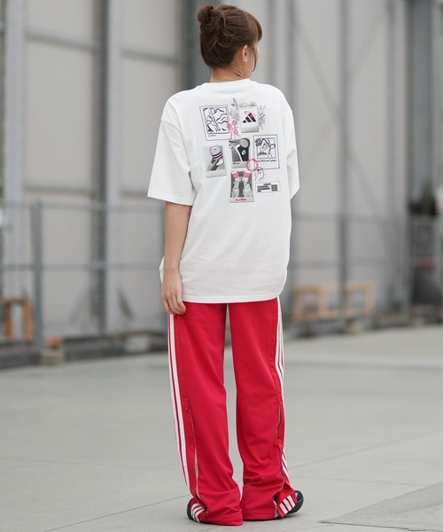 adidas(アディダス)の「adidas/アディダス W STADIUM MESH パンツ DO004(その他パンツ・レディース・ブラック×ホワイト/レッド・L/M)」の21枚目の写真