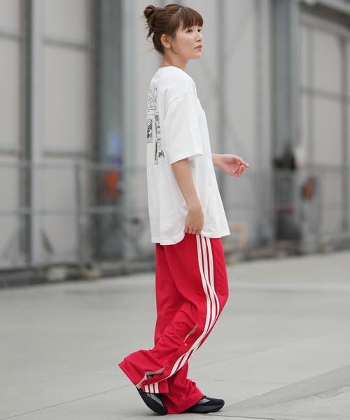 adidas(アディダス)の「adidas/アディダス W STADIUM MESH パンツ DO004(その他パンツ・レディース・ブラック×ホワイト/レッド・L/M)」の5枚目の写真