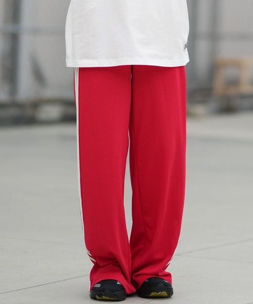 adidas(アディダス)の「adidas/アディダス W STADIUM MESH パンツ DO004(その他パンツ・レディース・ブラック×ホワイト/レッド・L/M)」の10枚目の写真