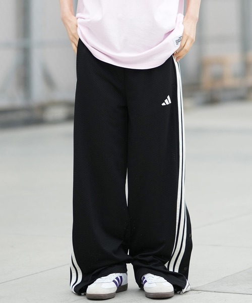 adidas(アディダス)の「adidas/アディダス W STADIUM MESH パンツ DO004(その他パンツ・レディース・ブラック×ホワイト/レッド・L/M)」の22枚目の写真
