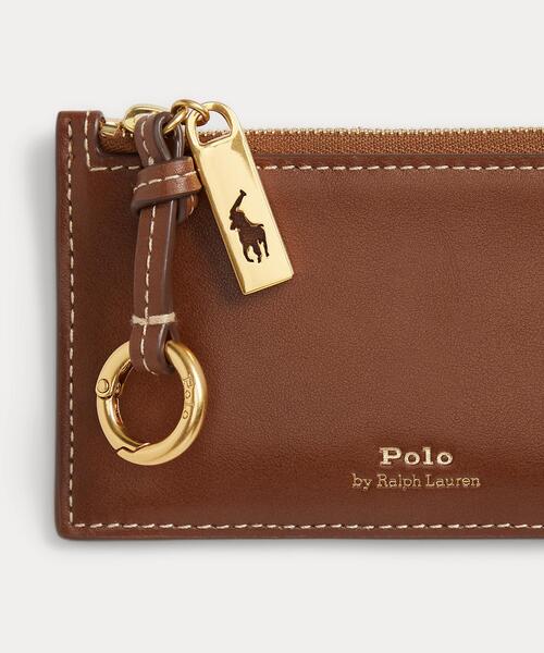 ローレン　ラルフローレン　カードケース　お財布　米国購入　新品タグ付 LAUREN RALPH LAUREN（ローレン ラルフローレン） カードケース レザー