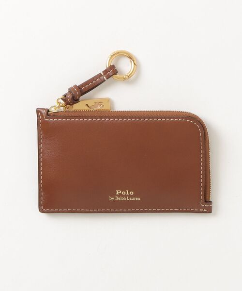 Polo ID レザー ジップ カード ケース（カードケース）｜POLO RALPH