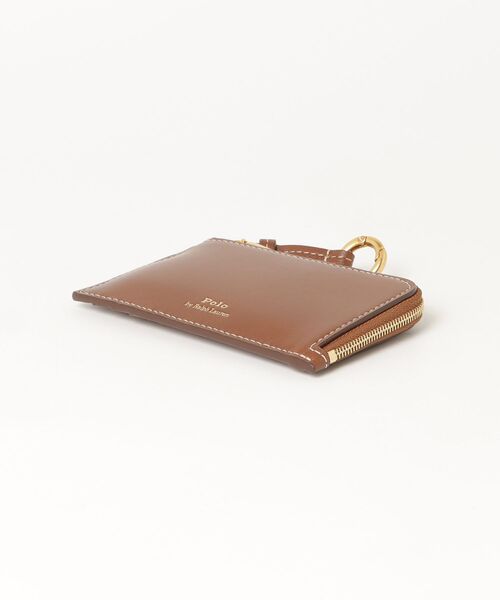 Polo ID レザー ジップ カード ケース（カードケース）｜POLO RALPH