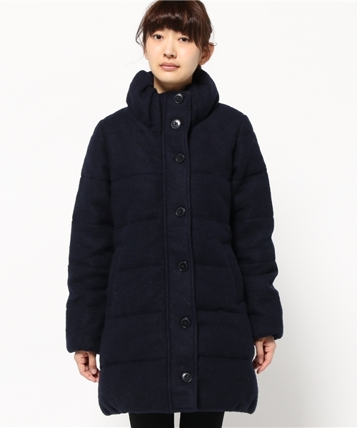 OUTLET(アウトレット)の「【CIAOPANIC TYPY】ボリュームネックスライバーダウンコート(ダウンジャケット/コート・レディース・チャコールグレー/キャメル/ネイビー・ONE)」の9枚目の写真