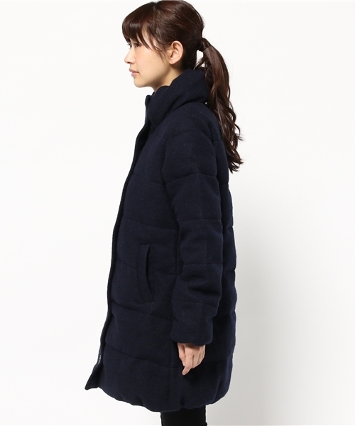 OUTLET(アウトレット)の「【CIAOPANIC TYPY】ボリュームネックスライバーダウンコート(ダウンジャケット/コート・レディース・チャコールグレー/キャメル/ネイビー・ONE)」の10枚目の写真