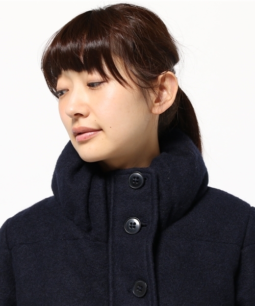 OUTLET(アウトレット)の「【CIAOPANIC TYPY】ボリュームネックスライバーダウンコート(ダウンジャケット/コート・レディース・チャコールグレー/キャメル/ネイビー・ONE)」の12枚目の写真