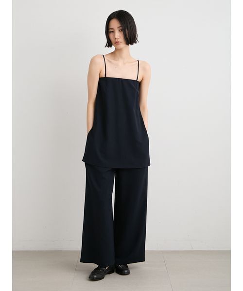 MIESROHE（ミースロエ）の「【洗える】ベアオールインワン（つなぎ/オールインワン・レディース・ホワイト/ダークネイビー/ストライプ・0/1）」の5枚目の写真