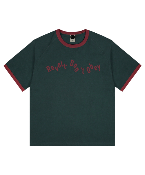 GLACK(グラック)の「GT127 ノスタルジア 配色 リンガーTシャツ (GREEN)(Tシャツ/カットソー・レディース・その他・MEDIUM/LARGE)」の2枚目の写真