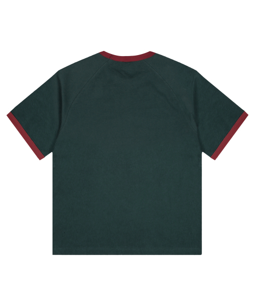 GLACK(グラック)の「GT127 ノスタルジア 配色 リンガーTシャツ (GREEN)(Tシャツ/カットソー・レディース・その他・MEDIUM/LARGE)」の3枚目の写真