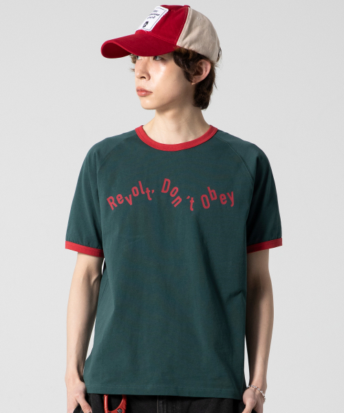 GLACK(グラック)の「GT127 ノスタルジア 配色 リンガーTシャツ (GREEN)(Tシャツ/カットソー・レディース・その他・MEDIUM/LARGE)」の8枚目の写真