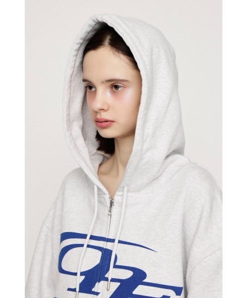 LOGO OVER HOODIE ロゴオーバーフーディー 春服 ジップパーカー