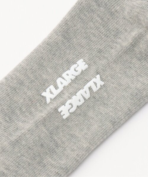 XLARGE KIDS（エクストララージキッズ）の「【人気商品再入荷】【直営店で取り扱い無し】ファニーゴリララインクルーソックス（ソックス/靴下・キッズ・トップグレー/ホワイト・13-15cm/15-17cm/17-19cm/19-21cm）」の4枚目の写真