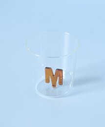 BIRTHDAY BAR（バースデイバー）の「Kindly Yours glass cup　イニシャルグラス（グラス/マグカップ/タンブラー）」