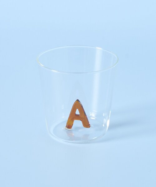 BIRTHDAY BAR（バースデイバー）の「Kindly Yours glass cup　イニシャルグラス（グラス/マグカップ/タンブラー・レディース・オレンジ/ブルー/ブルー系その他/オレンジ系その他/ブルー系その他2/オレンジ系その他2・0）」の4枚目の写真