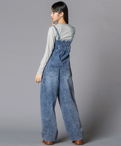 ZIDDY（ジディ）の「デニムビスチェ＆TシャツSET(130~160cm)（その他トップス・キッズ・パープル/ブルー・140cm/150cm/FREE/130cm）」の6枚目の写真